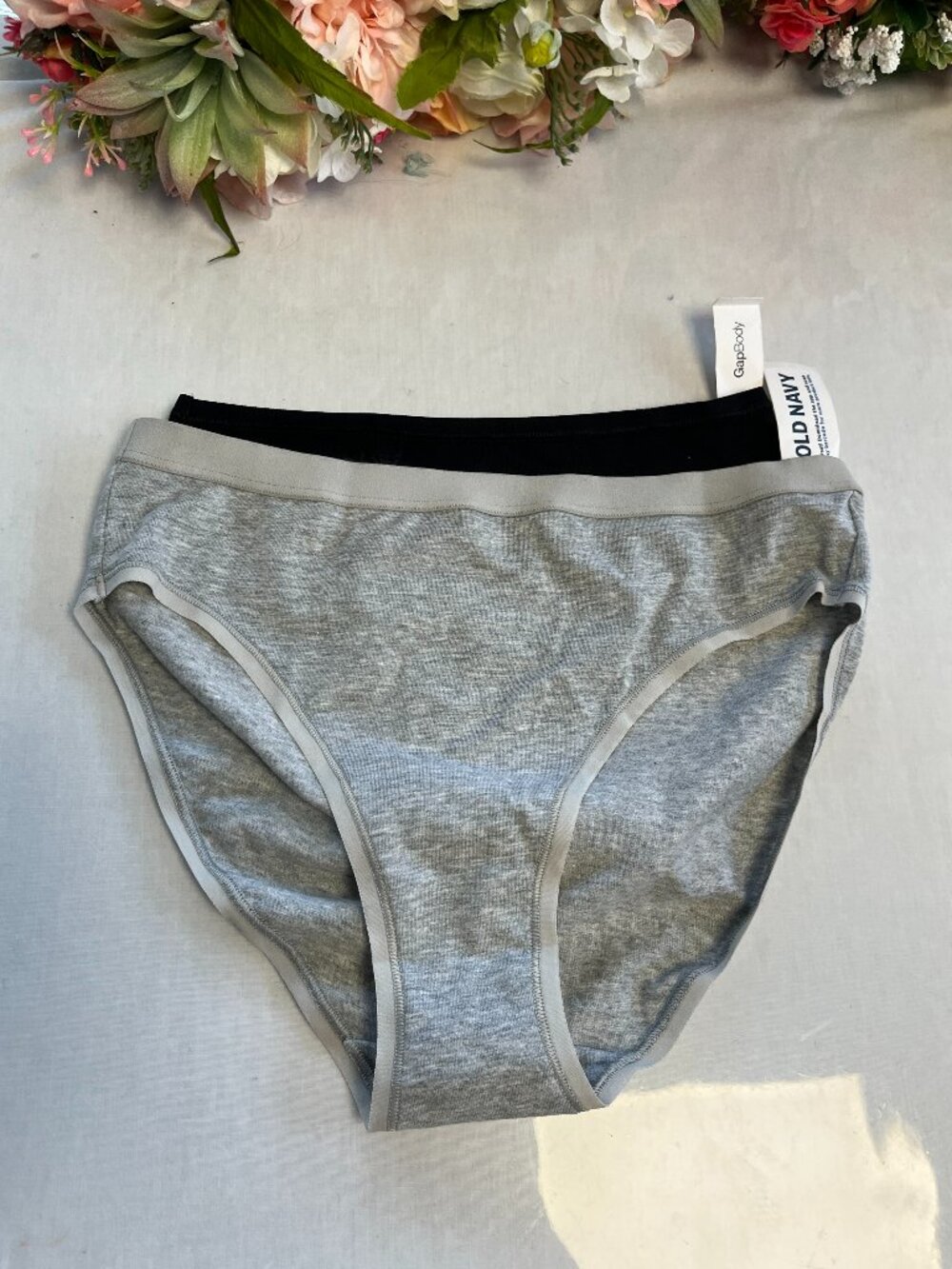 NEW Old Navy & GapBody Organic Stretch Cotton Hipster Panties XS 2 Pair